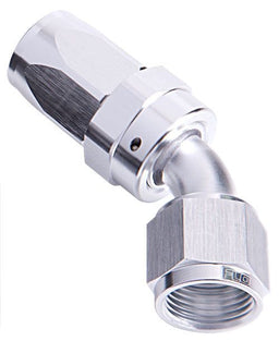 Aeroflow Performance Silver Finish. Suit 100 & 450 Series Hose 100 Series Taper 45° Swivel Hose End -20AN AF102-20S Autofit