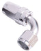 Aeroflow Performance Silver Finish. Suit 100 & 450 Series Hose 100 Series Taper 90° Swivel Hose End -12AN AF103-12S Autofit