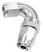Aeroflow Performance Silver Finish. Suit 100 & 450 Series Hose 150 Series Taper One-Piece Full Flow Swivel 120° Hose End -16AN AF154-16S Autofit
