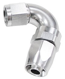 Aeroflow Performance Silver Finish. Suit 100 & 450 Series Hose 150 Series Taper One-Piece Full Flow Swivel 120° Hose End -6AN AF154-06S Autofit