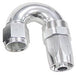 Aeroflow Performance Silver Finish. Suit 100 & 450 Series Hose 150 Series Taper One-Piece Full Flow Swivel 180° Hose End -12AN AF159-12S Autofit