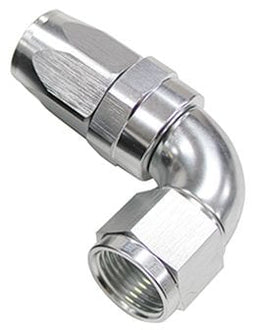 Aeroflow Performance Silver Finish. Suit 100 & 450 Series Hose 150 Series Taper One-Piece Full Flow Swivel 90° Hose End -16AN AF153-16S Autofit