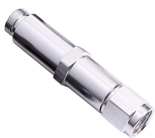 Aeroflow Performance Silver Finish. Suit Barry Grant / Demon Carburettor Adapter - Female -6AN AF161-06-1S Autofit