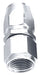 Aeroflow Performance Silver Finish. Suits 100 & 450 Series Hose 500 / 550 Series Cutter Style One Piece Full Flow Swivel Straight Hose End -10AN Autofit