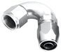 Aeroflow Performance Silver Finish. Suits 100 & 450 Series Hose 550 Series Cutter One-Piece Full Flow Swivel 120° Hose End -10AN AF554-10S Autofit