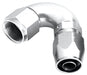 Aeroflow Performance Silver Finish. Suits 100 & 450 Series Hose 550 Series Cutter One-Piece Full Flow Swivel 120° Hose End -6AN AF554-06S Autofit