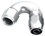 Aeroflow Performance Silver Finish. Suits 100 & 450 Series Hose 550 Series Cutter One-Piece Full Flow Swivel 150° Hose End -4AN AF555-04S Autofit