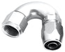 Aeroflow Performance Silver Finish. Suits 100 & 450 Series Hose 550 Series Cutter One-Piece Full Flow Swivel 150° Hose End -8AN AF555-08S Autofit