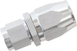 Aeroflow Performance Silver Finish. Suits 100 & 450 Series Hose 550 Series Cutter Style One Piece Straight Stepped Hose End -6AN to -8 Hose AF50 Autofit