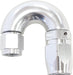 Aeroflow Performance Silver Finish. Suits 100 & 450 Series Hose 550 Series Cutter Style One Piece Swivel 180° Stepped Hose End -6AN to -8 Hose A Autofit
