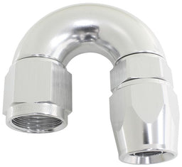 Aeroflow Performance Silver Finish. Suits 200 & 250 Series Hose 570 Series PTFE 180° Hose End -12AN AF576-12DS Autofit