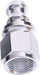 Aeroflow Performance Silver Finish. Suits 400 & 500 Series Hose 400 / 510 Series Full Flow Push Lock Straight Hose End -4AN AF401-04S Autofit