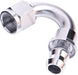 Aeroflow Performance Silver Finish. Suits 400 & 500 Series Hose 400 Series Push Lock 150° Hose End -4AN AF405-04S Autofit