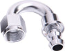 Aeroflow Performance Silver Finish. Suits 400 & 500 Series Hose 400 Series Push Lock 180° Hose End -4AN AF406-04S Autofit
