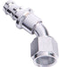 Aeroflow Performance Silver Finish. Suits 400 & 500 Series Hose 400 Series Push Lock 45° Hose End -6AN AF402-06S Autofit