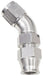 Aeroflow Performance Silver Finish. Suits Aeroflow, Moroso & Russell Tubing 45° Tube to Female AN Adapter 5/16" to -6AN AF129-05S Autofit
