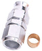 Aeroflow Performance Silver Finish. Suits Aeroflow, Moroso & Russell Tubing Tube to Female AN Adapter 1/2" to -8AN AF109-08S Autofit