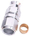 Aeroflow Performance Silver Finish. Suits Aeroflow, Moroso & Russell Tubing Tube to Female AN Adapter 1/4" to -4AN AF109-04S Autofit
