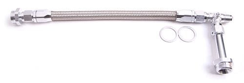 Aeroflow Performance Silver Finish. Suits Holley Dual Fuel Line With Single Or Dual Meteri Carburettor Inlet Rail Kit -6AN AF160-06S Autofit