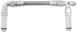 Aeroflow Performance Silver Finish. Suits Holley Ultra HP Aluminium Series Fuel Line Carburettor Inlet Rail Kit -8AN Ultra HP AF165-08S Autofit
