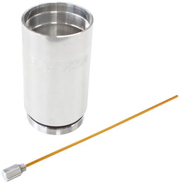 Aeroflow Performance Silver Finish Universal Catch Can (Air/Oil Separator) Extension AF64-4373 Autofit