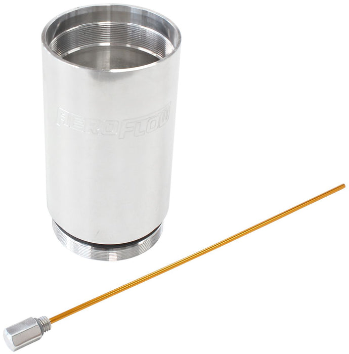 Aeroflow Performance Silver Finish Universal Catch Can (Air/Oil Separator) Extension AF64-4373 Autofit