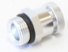 Aeroflow Performance Silver Finish With 1/8" NPT Female Thread For Remote Draining Universal Drain Valve -10 ORB AF615-00S Autofit