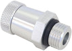 Aeroflow Performance Silver Finish With 1/8" NPT Female Thread For Remote Draining Universal Drain Valve -6 ORB AF615-02S Autofit