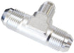 Aeroflow Performance Silver Flare AN Stepped Tee -8AN with -6AN on the side AF831-06-08S Autofit