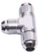Aeroflow Performance Silver Flare AN Tee -8AN AF824-08S Autofit