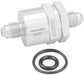 Aeroflow Performance Silver Inline Check Valve -4AN AF612-04S Autofit