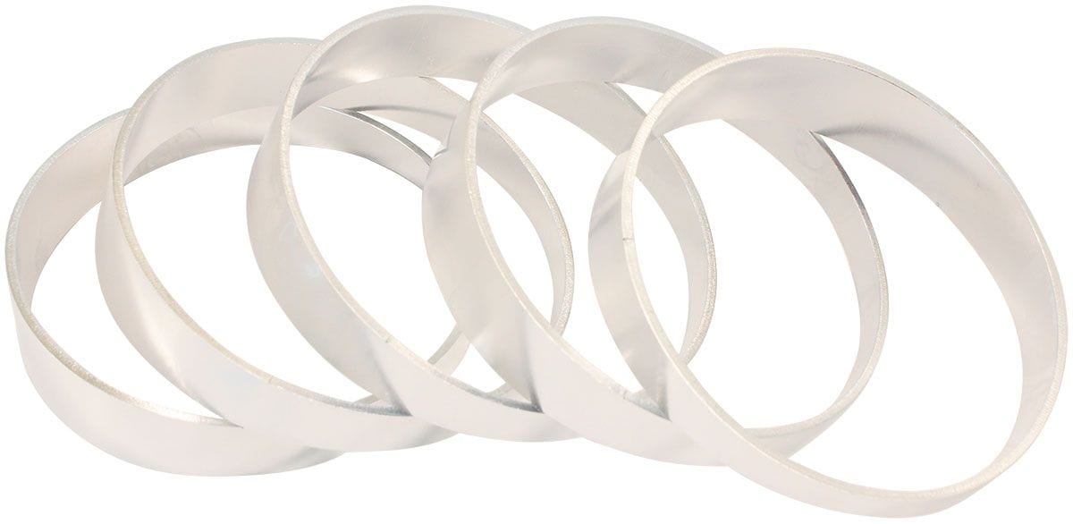 Aeroflow Performance Sold as a Pack of 5 to make a 45° Bend, 1/16" Wall Thickness and 1D R Aluminium 4.00" Pie Cuts AF8689-400 Autofit