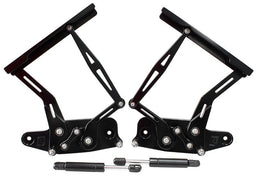 Aeroflow Performance Sold as a Pair Holden HK, HT, HG Billet Bonnet Hinge Kit - Black Finish AF64-4129BLK Autofit