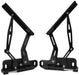 Aeroflow Performance Sold as a Pair Holden Torana and Holden HQ-WB Billet Bonnet Hinge Kit - Black Finish AF64-4122B Autofit