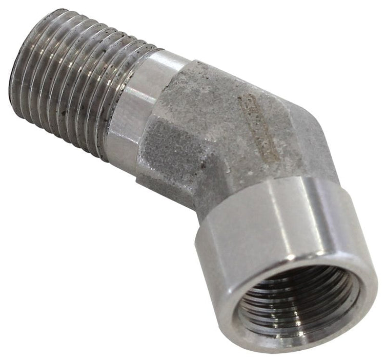 Aeroflow Performance Stainless 45° NPT Female to Male NPT Fitting 1/8" AF915-02SS Autofit