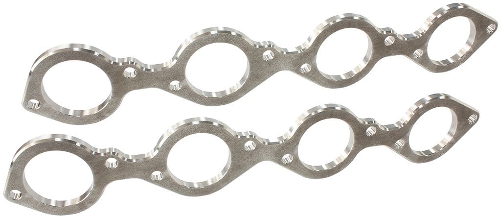 Aeroflow Performance Stainless Steel, Sold as a Pair BB Chev 2-1/4" Round Port Header Flange AF9551-1003 Autofit