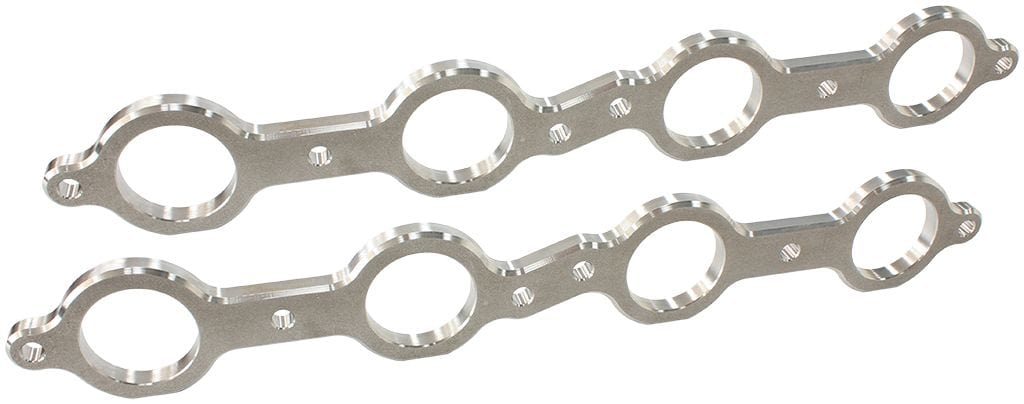 Aeroflow Performance Stainless Steel, Sold as a Pair GM LS 1-3/4" Round Port Header Flange AF9551-1005 Autofit