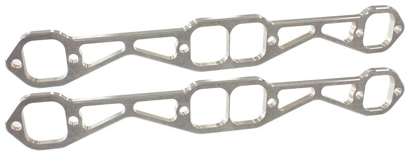 Aeroflow Performance Stainless Steel, Sold as a Pair SB Chev 1-7/8" Square Port Header Flange AF9551-1002 Autofit