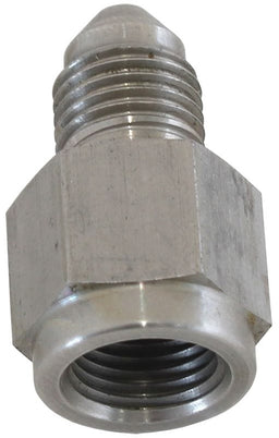 Aeroflow Performance Stainless Steel Straight Female NPT to Male AN Adapter 1/8" to -3AN AF370-03SS Autofit