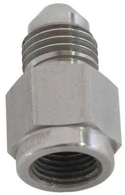 Aeroflow Performance Stainless Steel Straight Female NPT to Male AN Adapter 1/8" to -4AN AF370-04SS Autofit
