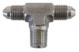 Aeroflow Performance Stainless Steel Tee with NPT On Side 1/8" to -3AN AF825-03SS Autofit