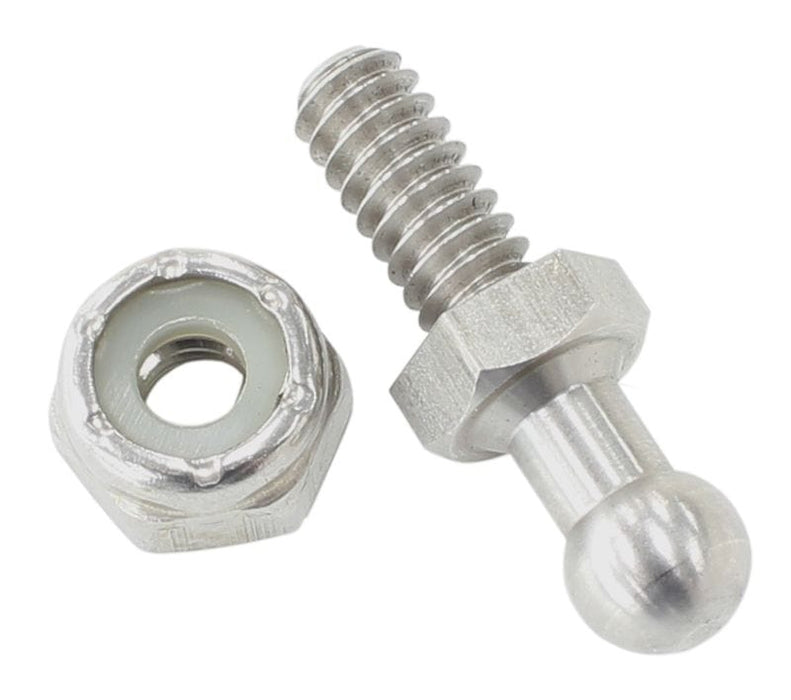 Aeroflow Performance Stainless Steel, Thread size 10-24 UNC with 3/8" hex nut. Nyloc nut i Carburettor Linkage Throttle Ball AF3500-1000 Autofit