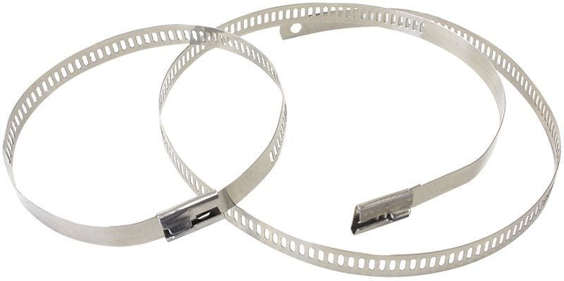 Aeroflow Performance Stainless Steel Ties 12 pieces x 9" Snap Lock Ties AF91-7000 Autofit