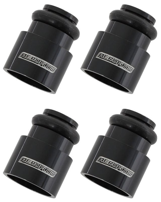 Aeroflow Performance Suit 14mm Fuel Rail With 14mm Injector, 12mm High (4 Pack) Fuel Injector Adapter AF64-2887 Autofit