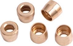 Aeroflow Performance Suit 200 & 570 Series Hose Ends Brass PTFE Hose Olive Inserts -10AN (5 pack) AF299-10 Autofit