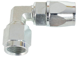 Aeroflow Performance Suit 200 Series PTFE (Teflon) Hose Zinc Coated Steel 90° Hose End -4AN to -4AN AF203-04S Autofit