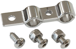 Aeroflow Performance Suit 3/16" Hard Line (Each) Dual Stainless Steel Hard Line Clamp With Bracket AF301-03-03 Autofit