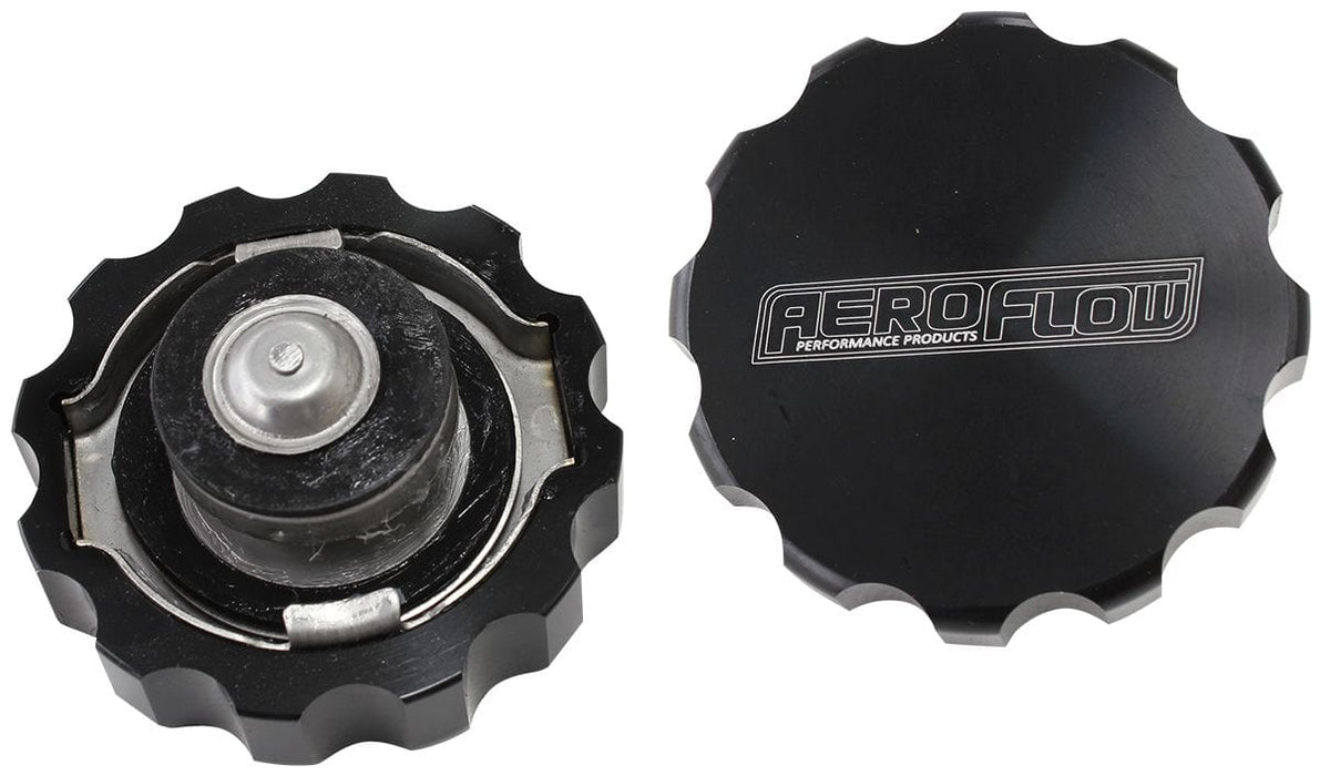 Aeroflow Performance Suit 32mm Water Neck, 21 PSI Billet Radiator Cap Small Styles - Black AF64-5033BLK Autofit