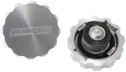 Aeroflow Performance Suit 32mm Water Neck, 21 PSI Billet Radiator Cap Small Styles - Silver AF64-5033S Autofit