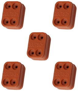 Aeroflow Performance Suit 4 Pin Connector With 14 AWG Wire, 5-Pack Replacement WeatherTight Wire Seal AF49-9041 Autofit